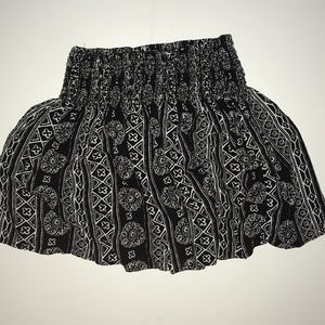 Hollister tribal print skirt
